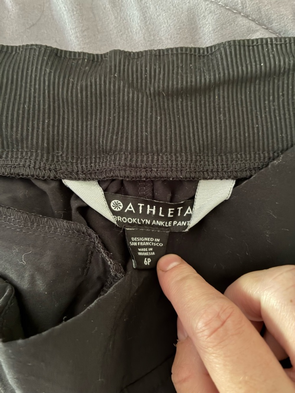 Athleta Brooklyn Ankle Pant- 6P, Black - Picture 4 of 4
